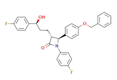 1- (4-Fluorphenyl) -3-[(3S) -3- (4-Fluorphenyl) -3-Hydroxypropyl] -4- [4- (Phenylmethoxy) Phenyl]-(3R, 4S) -2-Azetidinon (CAS: 163222-32-32-32-32-0)))