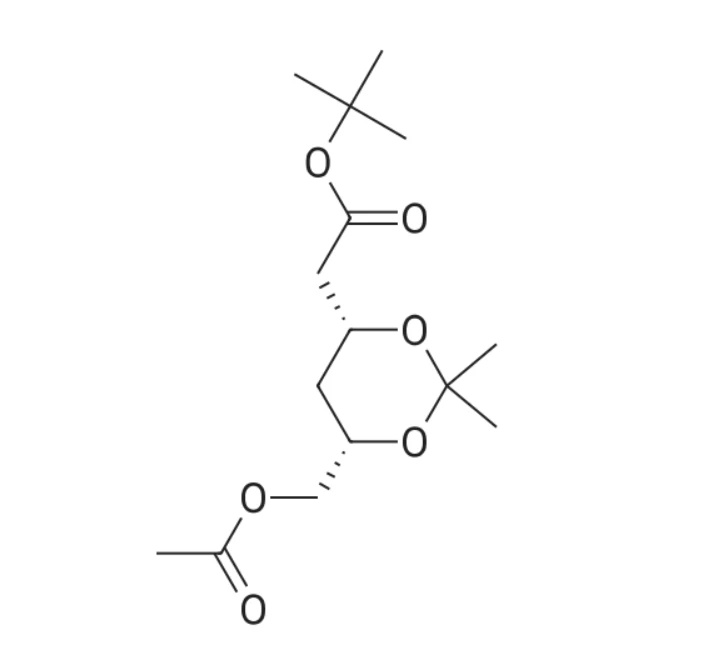 Tert-Butyl (4R-CIS) -6-[(Acetyloxy) methyl] -2,2-dimethyl-1,3-dioxan-4-Acetat (D-5) (CAS: 154026-95-6)